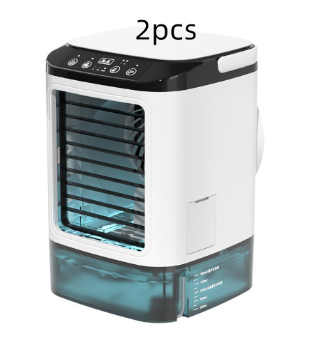 New Style Air Cooler Desktop Air Conditioner Fan Dual Spray Cooling Electric Fan Air Cooler USB Portable Refrigeration - Obrázek 5