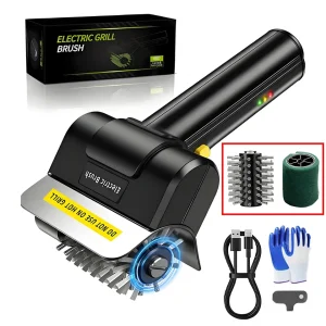 Električni vrtljivi čistilec žara | BBQBRUSH