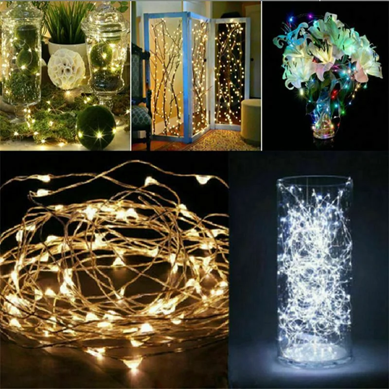 LED luči na traku z vrtnicami (2 m)