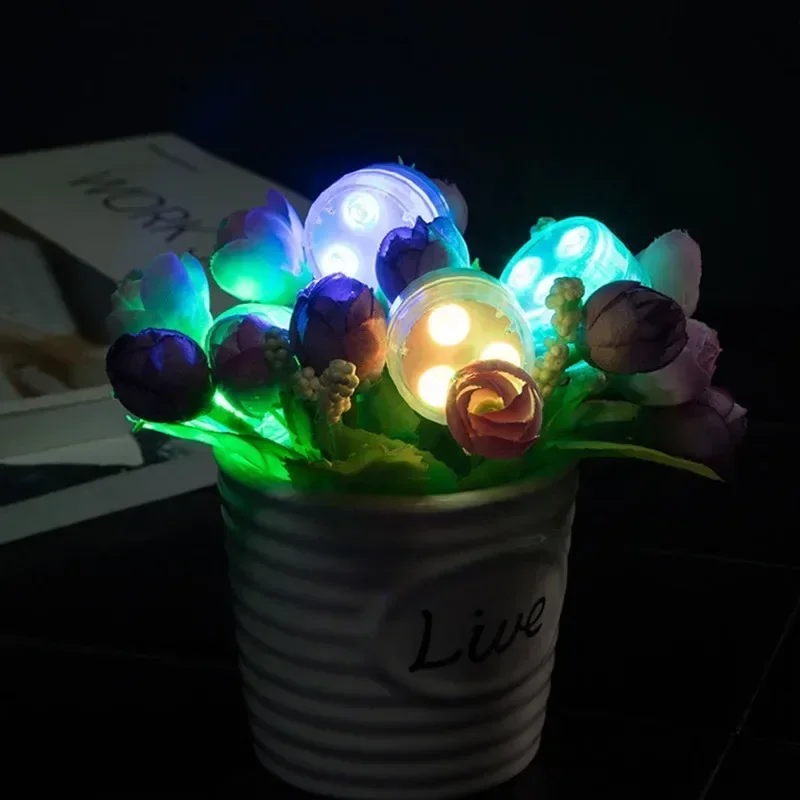 Komplet 4 vodoodpornih luči RGB + daljinec