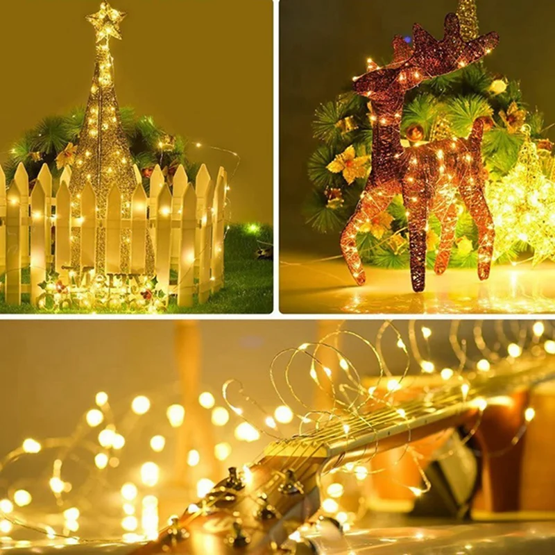 LED luči na traku z vrtnicami (2 m)